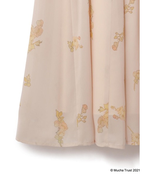 LAISSE PASSE（レッセパッセ）の「【Mucha/Rose】ミディワンピース
