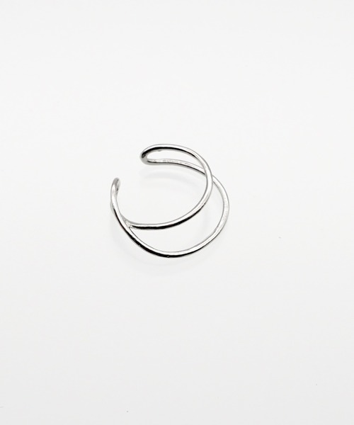 SIGNAL（シグナル）の「【SIGNAL/シグナル】Double Line Ear Cuff / ダブルラインイヤーカフ（イヤーカフ・レディース・シルバー/ゴールド・FREE）」の4枚目の写真