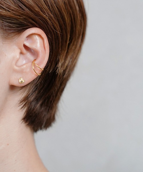 SIGNAL（シグナル）の「【SIGNAL/シグナル】Double Line Ear Cuff / ダブルラインイヤーカフ（イヤーカフ・レディース・シルバー/ゴールド・FREE）」の9枚目の写真