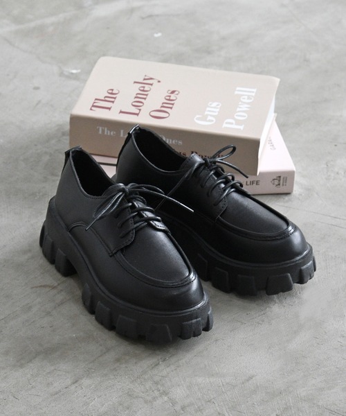 NOFALL(ノーフォール)の「トラックソールレースアップマニッシュ(ドレスシューズ・レディース・ブラック/ホワイト/ブラック系その他・LL/S/M/L)」の15枚目の写真