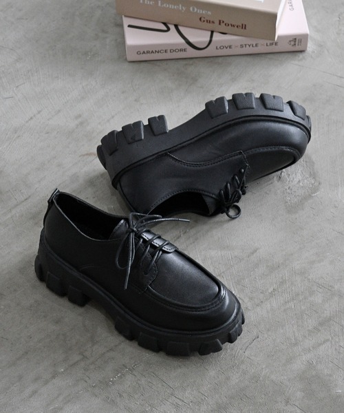 NOFALL(ノーフォール)の「トラックソールレースアップマニッシュ(ドレスシューズ・レディース・ブラック/ホワイト/ブラック系その他・LL/S/M/L)」の20枚目の写真