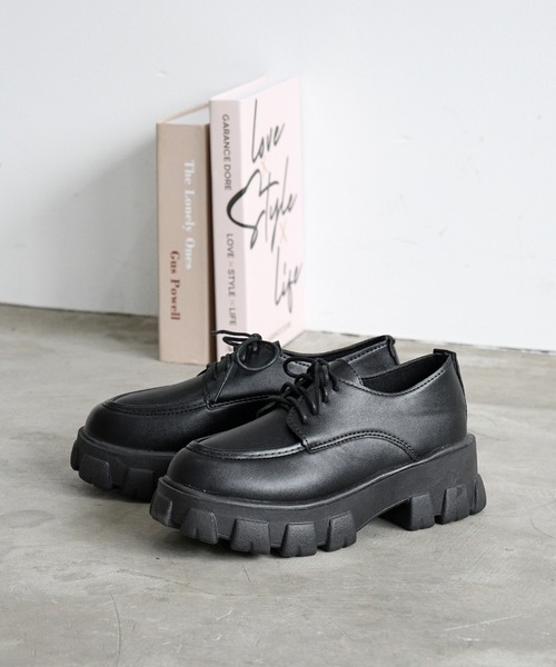 NOFALL(ノーフォール)の「トラックソールレースアップマニッシュ(ドレスシューズ・レディース・ブラック/ホワイト/ブラック系その他・LL/S/M/L)」の11枚目の写真
