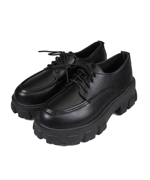 NOFALL(ノーフォール)の「トラックソールレースアップマニッシュ(ドレスシューズ・レディース・ブラック/ホワイト/ブラック系その他・LL/S/M/L)」の16枚目の写真