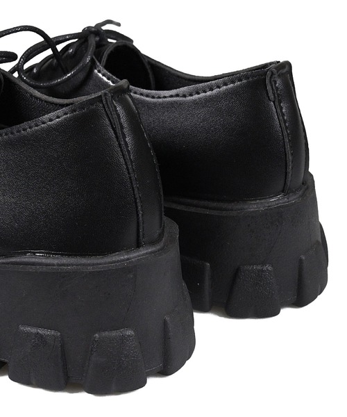 NOFALL(ノーフォール)の「トラックソールレースアップマニッシュ(ドレスシューズ・レディース・ブラック/ホワイト/ブラック系その他・LL/S/M/L)」の5枚目の写真