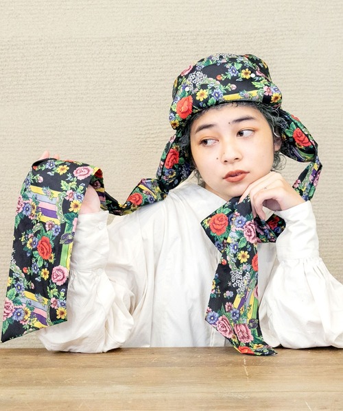 CA4LA（カシラ）の「BALLON（キャップ・レディース・ライトグレー/ブラック/マルチ・ONESIZE）」の3枚目の写真