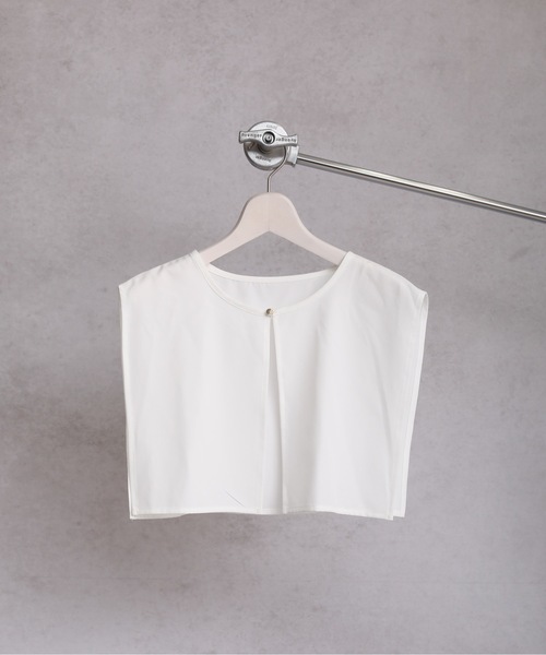 ap retro(アプレトロ)の「【選べる】バックプリーツバンドカラーシャツ 襟付き(シャツ/ブラウス・レディース・ホワイト/ブラック/ベージュ/アイボリー/ブルー系その他/ブラック系その他/ベージュ系その他/ブラック系その他2・FREE)」の12枚目の写真