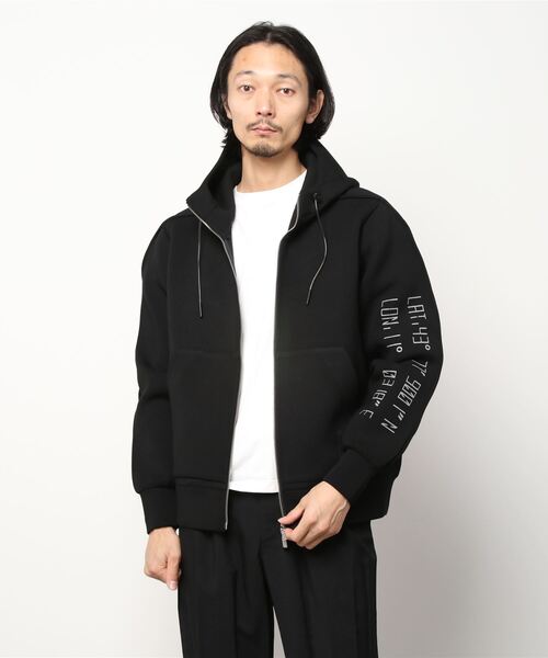 C DIEM（カルペディエム）の「C DIEM(カルペディエム)  PRINTED ZIP HOODIE パーカー(MSC-21011)（パーカー・メンズ・ブラック/グレー・MEDIUM/SMALL/LARGE）」の2枚目の写真
