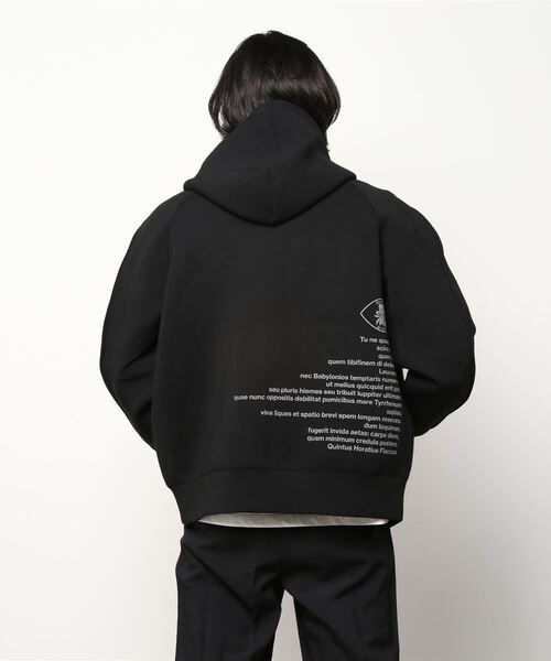 C DIEM（カルペディエム）の「C DIEM(カルペディエム)  PRINTED ZIP HOODIE パーカー(MSC-21011)（パーカー・メンズ・ブラック/グレー・MEDIUM/SMALL/LARGE）」の5枚目の写真