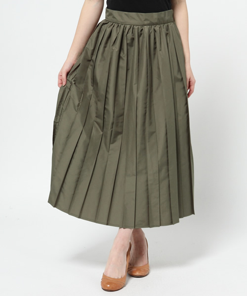 Kastane(カスタネ)の「【Kastane】プリーツスカート(スカート・レディース・カーキ/ブラック・FREE)」の8枚目の写真