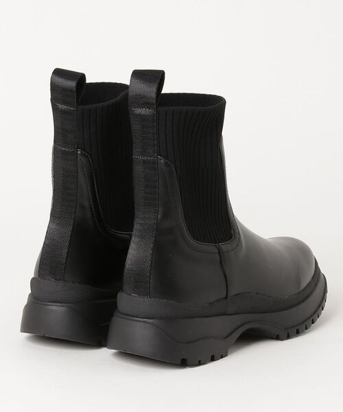 B'2nd（ビーセカンド）の「ｻｲﾄﾞｺﾞｱﾌﾞｰﾂ（ブーツ・レディース・ホワイト/ブラック・24.5/23.5）」の4枚目の写真