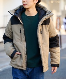 DISCOAT（ディスコート）の「切替ボリュームフード中綿ジャケット（ダウンジャケット/コート）」