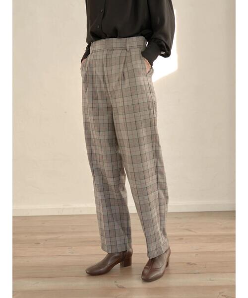 earth music&ecology(アースミュージックアンドエコロジー)の「ワイドストレートパンツ *(スラックス・レディース・ライトグレー/その他9/イエロー・M/L)」の6枚目の写真