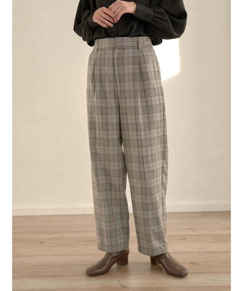 earth music&ecology(アースミュージックアンドエコロジー)の「ワイドストレートパンツ *(スラックス・レディース・ライトグレー/その他9/イエロー・M/L)」の7枚目の写真