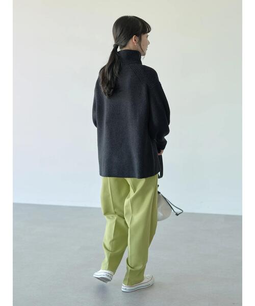 earth music&ecology(アースミュージックアンドエコロジー)の「ワイドストレートパンツ *(スラックス・レディース・ライトグレー/その他9/イエロー・M/L)」の17枚目の写真