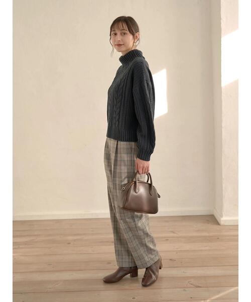 earth music&ecology(アースミュージックアンドエコロジー)の「ワイドストレートパンツ *(スラックス・レディース・ライトグレー/その他9/イエロー・M/L)」の19枚目の写真