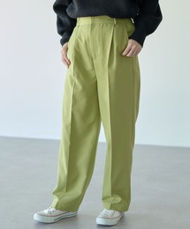 earth music&ecology | ワイドストレートパンツ ＊(スラックス)