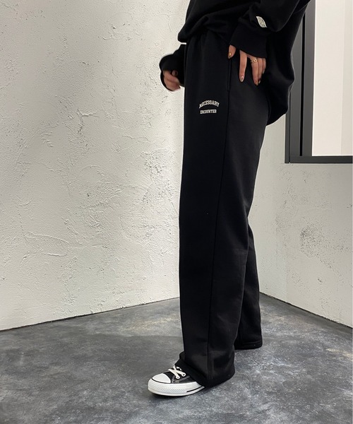 刺繍ロゴ入りスウェットパンツ【SETUP可能】【ZOZOTOWN限定アイテム