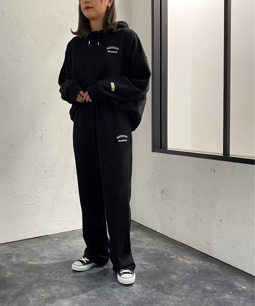 apres jour mignon(アプレジュールミニョン)の「刺繍ロゴ入りスウェットパンツ【SETUP可能】【ZOZOTOWN限定アイテム】(スウェットパンツ・レディース・ナチュラル/ダークグリーン/ブラック/パープル・SMALL/X-LARGE/MEDIUM)」の11枚目の写真