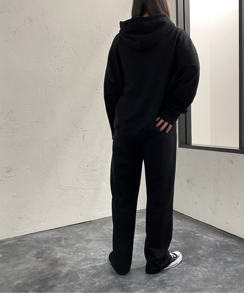 apres jour mignon(アプレジュールミニョン)の「刺繍ロゴ入りスウェットパンツ【SETUP可能】【ZOZOTOWN限定アイテム】(スウェットパンツ・レディース・ナチュラル/ダークグリーン/ブラック/パープル・SMALL/X-LARGE/MEDIUM)」の12枚目の写真