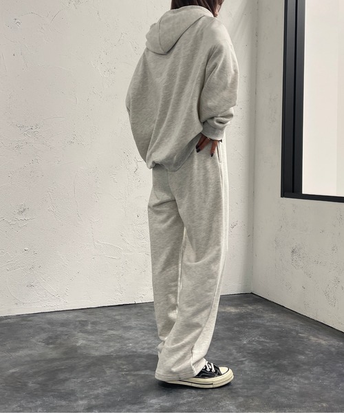 apres jour mignon(アプレジュールミニョン)の「刺繍ロゴ入りスウェットパンツ【SETUP可能】【ZOZOTOWN限定アイテム】(スウェットパンツ・レディース・ナチュラル/ダークグリーン/ブラック/パープル・SMALL/X-LARGE/MEDIUM)」の19枚目の写真