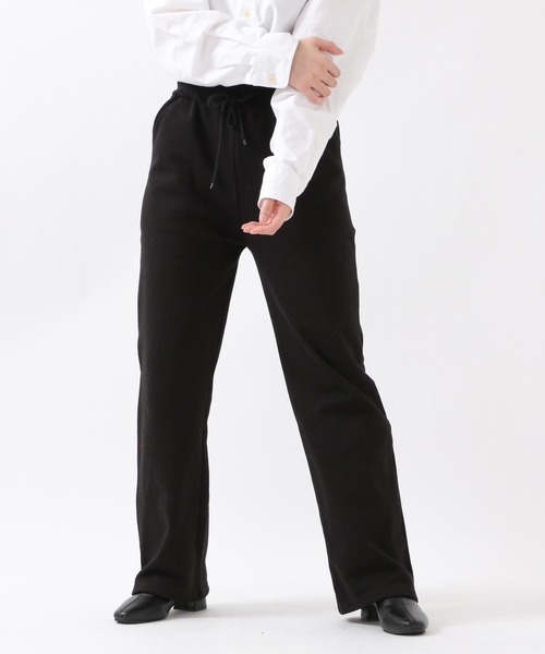 ALAND(エーランド)の「3.3Field Trip/WIDE FLEECE PANTS 2261507(スウェットパンツ・レディース・ブラック/グレー・FREE)」の2枚目の写真