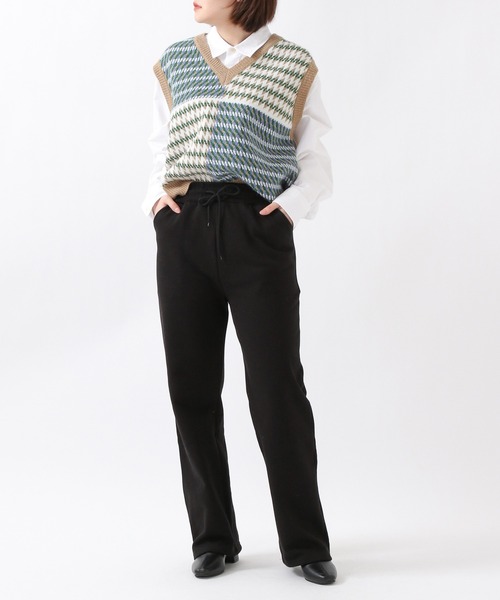 ALAND(エーランド)の「3.3Field Trip/WIDE FLEECE PANTS 2261507(スウェットパンツ・レディース・ブラック/グレー・FREE)」の8枚目の写真