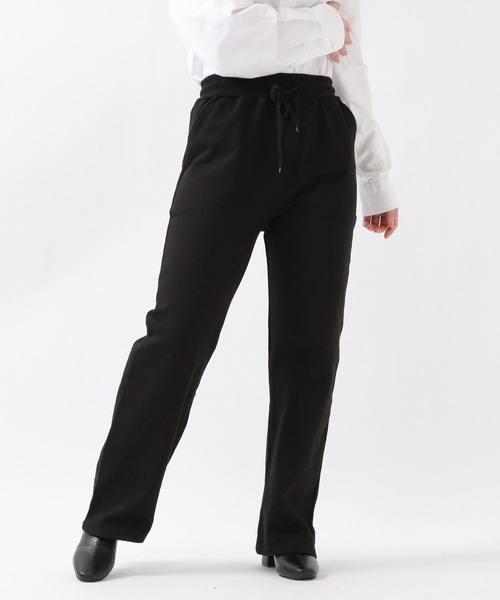 ALAND(エーランド)の「3.3Field Trip/WIDE FLEECE PANTS 2261507(スウェットパンツ・レディース・ブラック/グレー・FREE)」の3枚目の写真