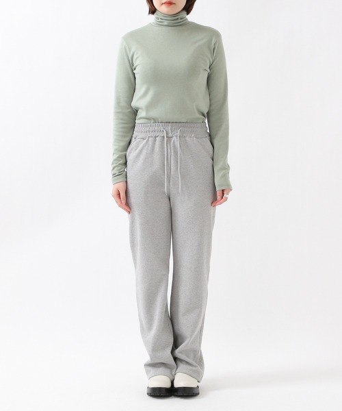 ALAND(エーランド)の「3.3Field Trip/WIDE FLEECE PANTS 2261507(スウェットパンツ・レディース・ブラック/グレー・FREE)」の6枚目の写真
