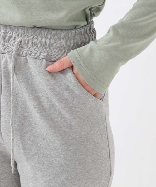 ALAND(エーランド)の「3.3Field Trip/WIDE FLEECE PANTS 2261507(スウェットパンツ・レディース・ブラック/グレー・FREE)」の7枚目の写真