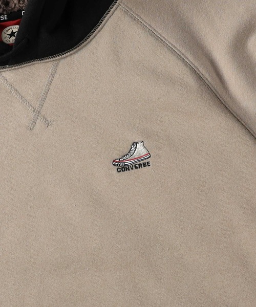 CONVERSE(コンバース)の「【CONVERSE】裏ボアパーカー(パーカー・メンズ・ブラック/ベージュ・M/L/XL)」の17枚目の写真