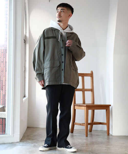 BEAMS(ビームス)の「BEAMS / タイプ F1 ジャケット(ミリタリージャケット・メンズ・ブラック/オリーブ・S/M/L/XL)」の7枚目の写真