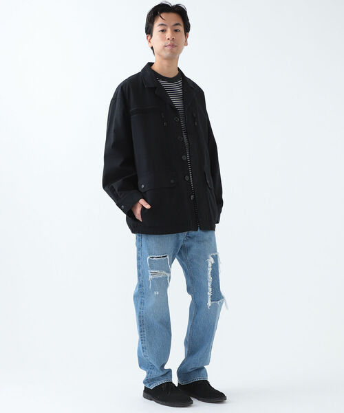 BEAMS(ビームス)の「BEAMS / タイプ F1 ジャケット(ミリタリージャケット・メンズ・ブラック/オリーブ・S/M/L/XL)」の10枚目の写真