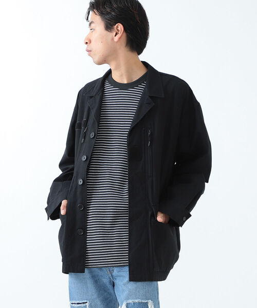 BEAMS(ビームス)の「BEAMS / タイプ F1 ジャケット(ミリタリージャケット・メンズ・ブラック/オリーブ・S/M/L/XL)」の11枚目の写真