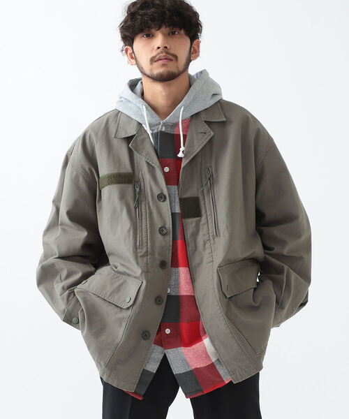 BEAMS(ビームス)の「BEAMS / タイプ F1 ジャケット(ミリタリージャケット・メンズ・ブラック/オリーブ・S/M/L/XL)」の16枚目の写真