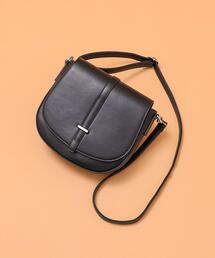 coen | フェイクレザーラウンドショルダーバッグ(ショルダーバッグ)