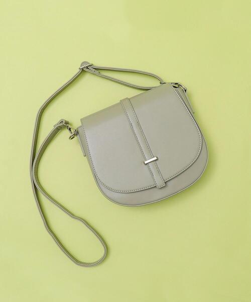 coen（コーエン）の「フェイクレザーラウンドショルダーバッグ（ショルダーバッグ・レディース・ブラック/ブラウン/オリーブ・FREE）」の4枚目の写真