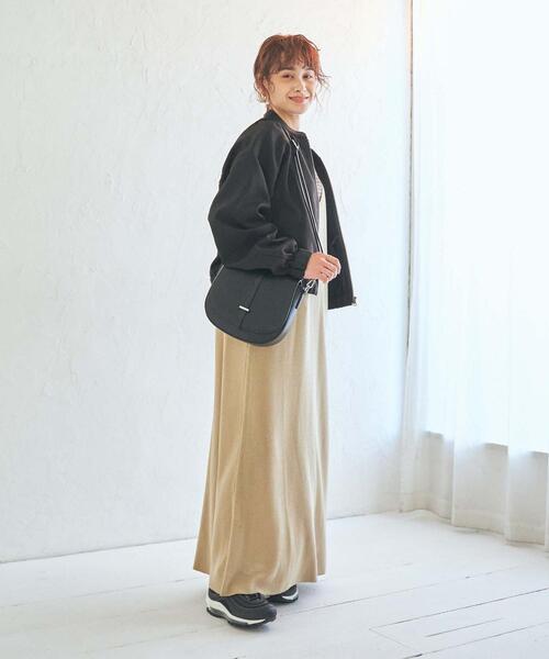 coen（コーエン）の「フェイクレザーラウンドショルダーバッグ（ショルダーバッグ・レディース・ブラック/ブラウン/オリーブ・FREE）」の14枚目の写真