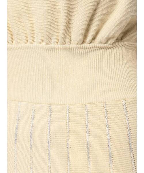 LAGUNAMOON（ラグナムーン）の「ミックスカラーパターンニットワンピース（ワンピース・レディース・ライトグレー/オレンジ/クリーム・SMALL/MEDIUM）」の19枚目の写真