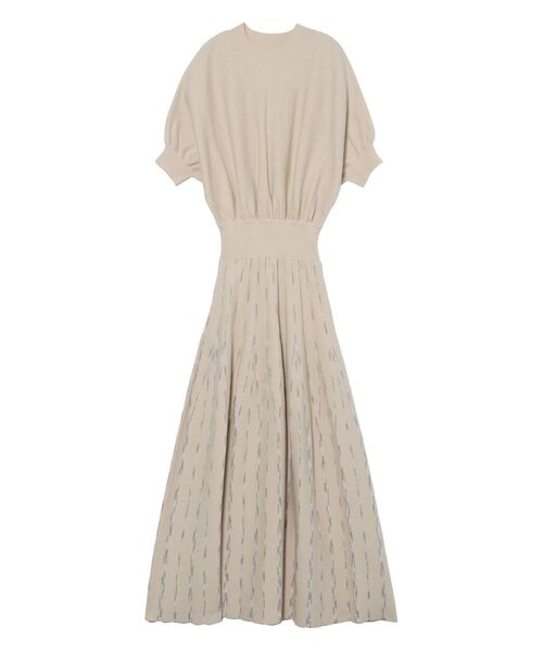 LAGUNAMOON（ラグナムーン）の「ミックスカラーパターンニットワンピース（ワンピース・レディース・ライトグレー/オレンジ/クリーム・SMALL/MEDIUM）」の22枚目の写真