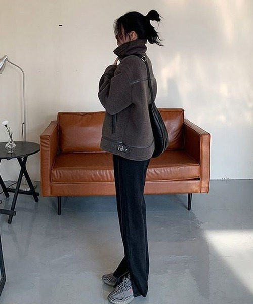 LUGG NAGG(ラグナグ)の「スリット入り ハイウエスト ストレート スキニー フレアパンツ レディース(その他パンツ・レディース・ブラック・SMALL/X-LARGE/LARGE/MEDIUM)」の10枚目の写真