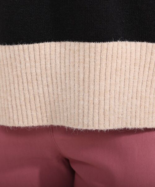 SHOO・LA・RUE（シューラルー）の「◆もちもちボーダーニット（ニット/セーター・レディース・ベージュ系その他2/ブラック系2/ブルー系7/ライトイエロー系3・00）」の13枚目の写真