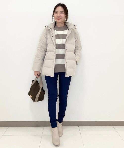 SHOO・LA・RUE（シューラルー）の「◆もちもちボーダーニット（ニット/セーター・レディース・ベージュ系その他2/ブラック系2/ブルー系7/ライトイエロー系3・00）」の22枚目の写真