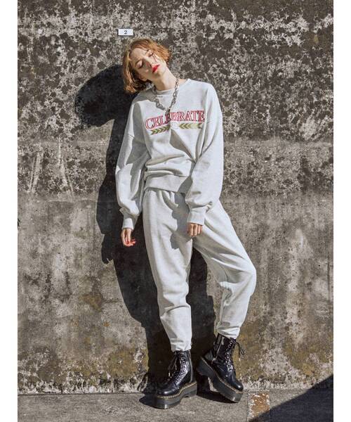 jouetie（ジュエティ）の「レースアップジョガーパンツ【セットアップ対応】（スウェットパンツ・レディース・ブラック/グレー/グリーン・MEDIUM）」の7枚目の写真