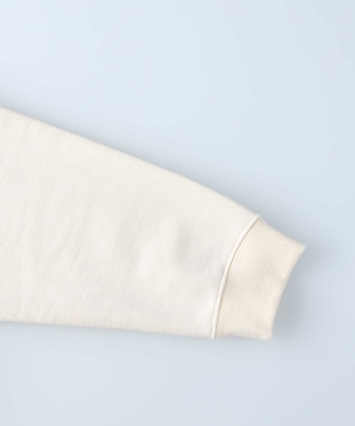 HONEYSUCKLE ROSE（ハニーサックルローズ）の「【HONEYSUCKLE ROSE】カレッジショートクルースウェット（スウェット・レディース・オフホワイト/ダークグレー/ピンク・M/L）」の14枚目の写真