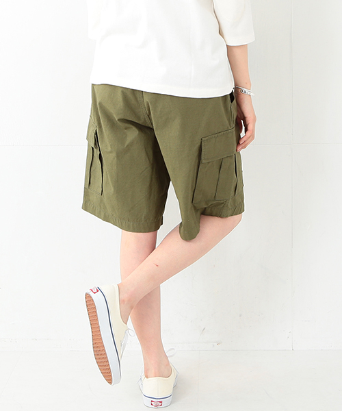BEAMS BOY（ビームスボーイ）の「BEAMS BOY / Rip 6ポケット ショーツ（その他パンツ・レディース・オリーブ/その他1・ONE SIZE）」の17枚目の写真