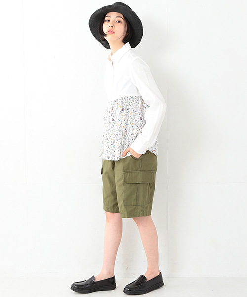 BEAMS BOY（ビームスボーイ）の「BEAMS BOY / Rip 6ポケット ショーツ（その他パンツ・レディース・オリーブ/その他1・ONE SIZE）」の20枚目の写真