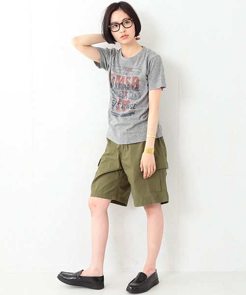 BEAMS BOY（ビームスボーイ）の「BEAMS BOY / Rip 6ポケット ショーツ（その他パンツ・レディース・オリーブ/その他1・ONE SIZE）」の21枚目の写真
