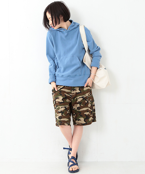 BEAMS BOY（ビームスボーイ）の「BEAMS BOY / Rip 6ポケット ショーツ（その他パンツ・レディース・オリーブ/その他1・ONE SIZE）」の14枚目の写真