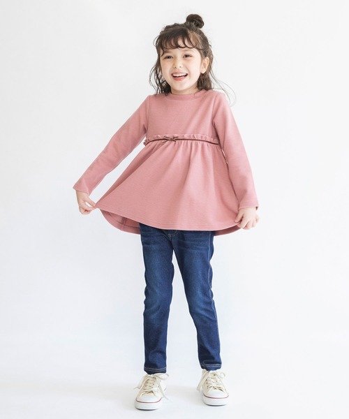 BRANSHES（ブランシェス）の「デニムニットロングパンツ（デニムパンツ・キッズ・ブルー/ネイビー・100/140/110/130/90/150/120）」の13枚目の写真