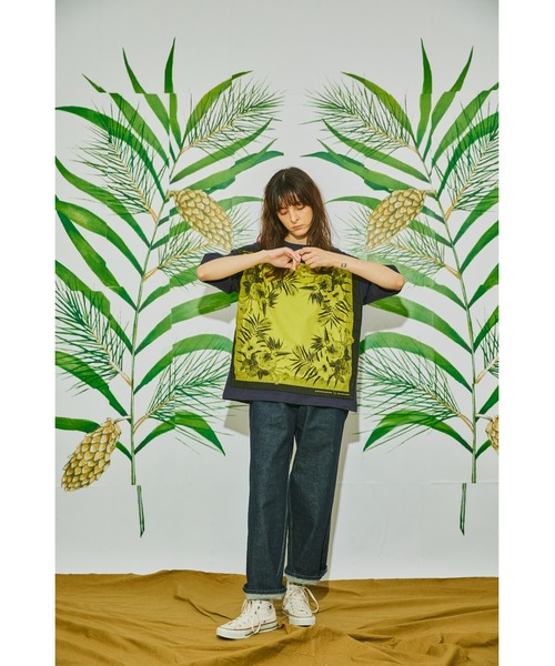 AlexanderLeeChang(アレキサンダーリーチャン)の「AlexanderLeeChang/アレキサンダーリーチャン BANDANA T 22 バンダナ Tシャツ(Tシャツ/カットソー・メンズ・パープル/ネイビー/グレー・2/4/3)」の15枚目の写真